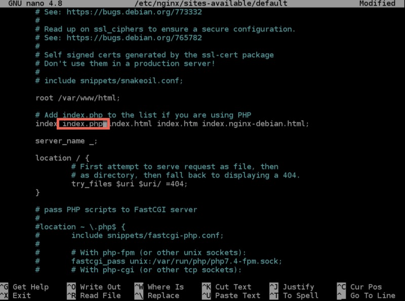 라이트세일 워드프레스 PHP NGINX 설치 14