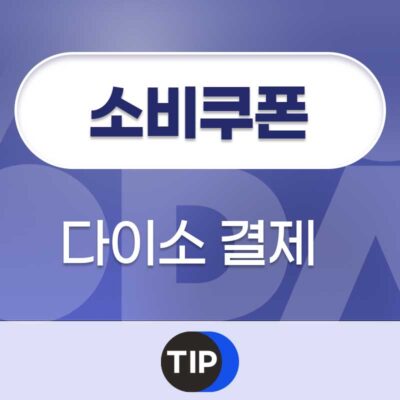 민생회복 소비쿠폰 다이소 매장