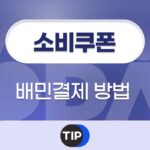 소비쿠폰 배민결제 방법